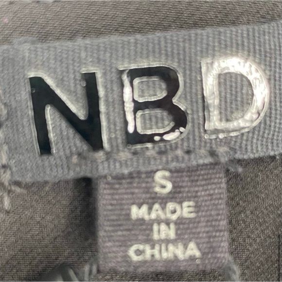 NBD Phineas Rhinestone Mini Dress Black - Picture 6 of 13